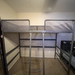 Twin Metal Loft Bed 