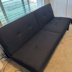 Black Futon Sofa 