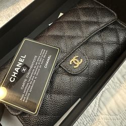 Authentic Long CHANEL wallet