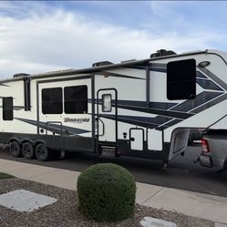 2019 Grand Design Momentum 398M Toy Hauler (18' Garage) + Full Package Deal!