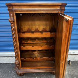 Solid wood, wine rack, or liquor cabinet