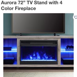 TV Stand-Fireplace 