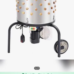 VEVOR Chicken Plucker Machine, Feather Plucker With 20-Inch Stainless Steel 