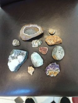 Top collection of multi color stones and crystals.