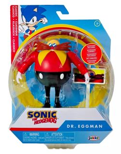 Jakks Pacific SEGA Sonic The Hedgehog DR. EGGMAN w GOAL POST 4" Figure NEW
