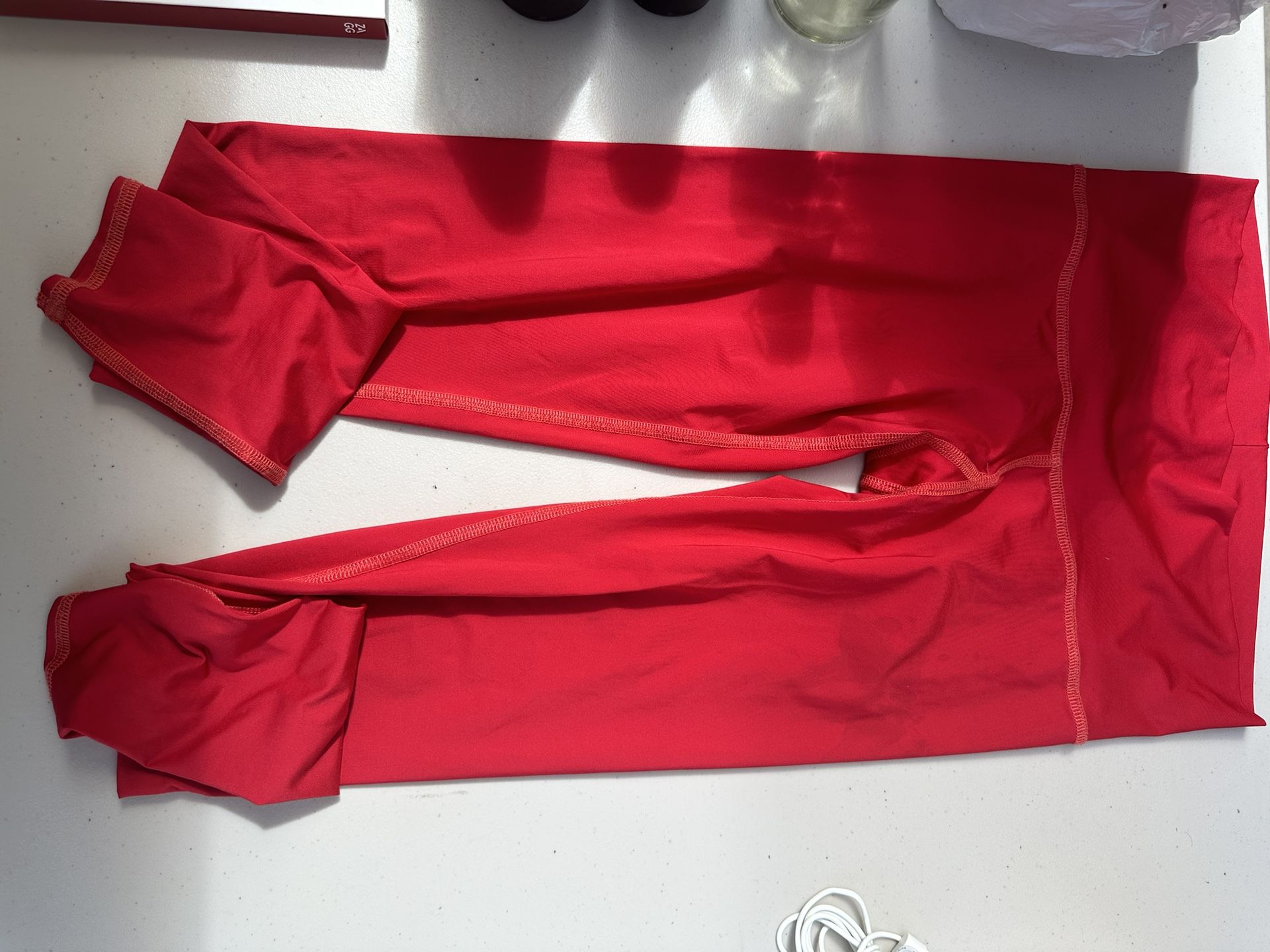 Teeki Brand Yoga Pants Red Size Small