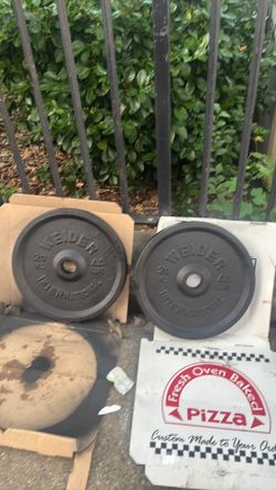 2 joe welder internacional 44lbs plates