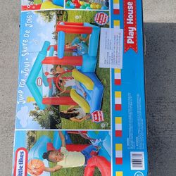 Inflatable Play House Bouncer with Slide