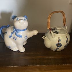 Ceramic Tea Pot $10 Per Each Both 15$ 