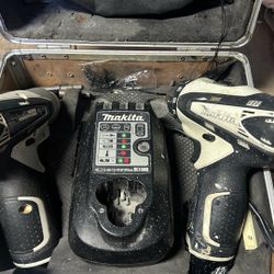 Makita Cordless Impact Driver And Screw Gun Set