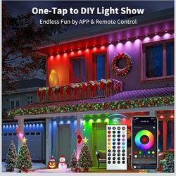 XINKAITE 300FT Permanent Outdoor Lights ( Brand New, Never Used ) For $50