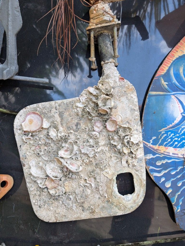 Heavy Brass Rudder 16" 