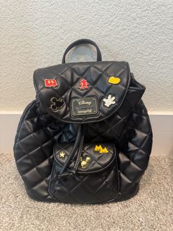 Loungefly Disney Mickey Mouse Quilted Mini Backpack