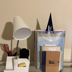 Desk Lamp And Book Organizer