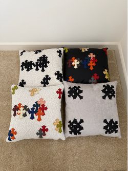 Chrome hearts pillow