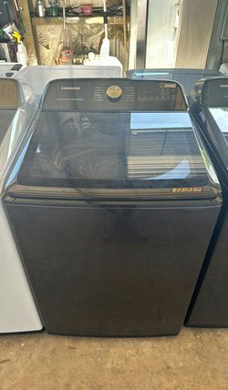 Samsung Top Load Washer Black - Large Capacity Stainless Steel Drum