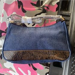 Early 2000s Jean Hand Bag New