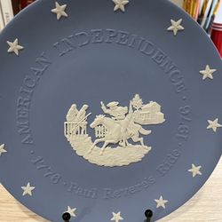 Vintage Wedgwood Paul Revere's Ride American Independence Plate