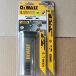 8 Piece DEWALT Breakaway Reciprocating Saw Blades