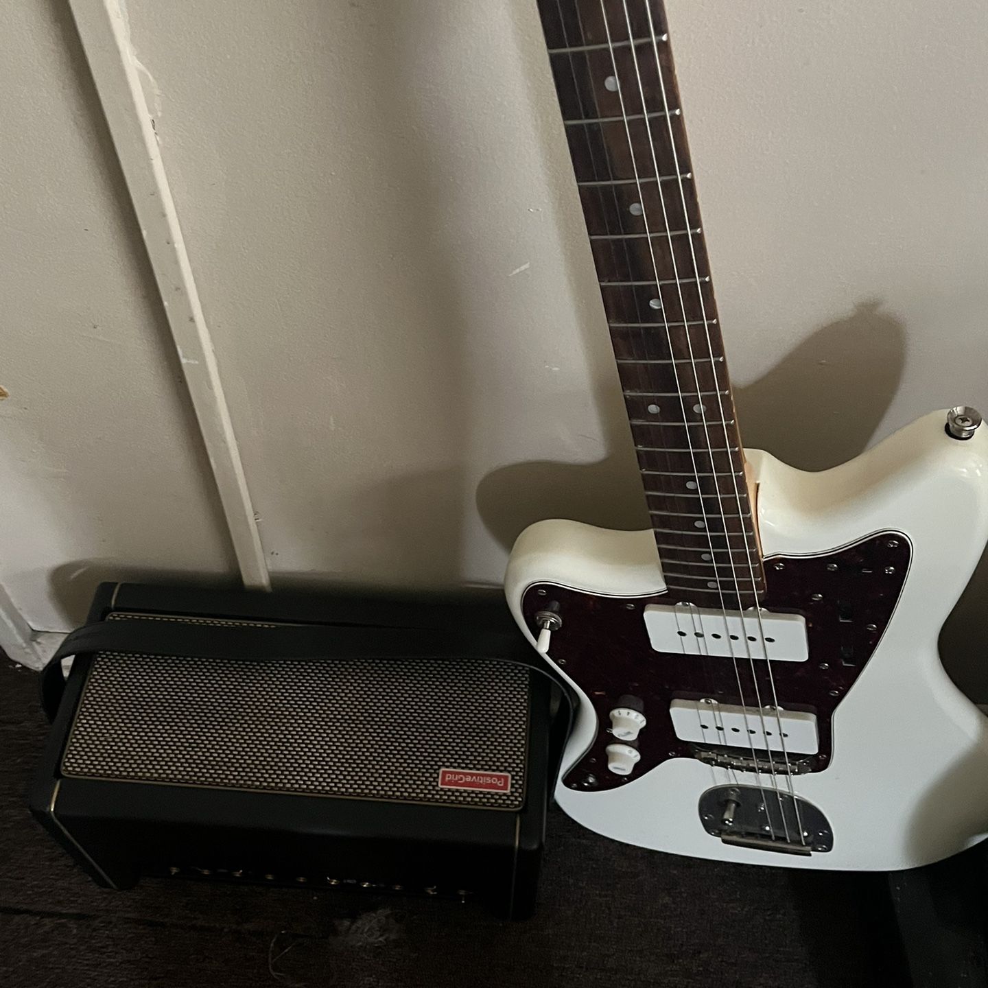 Jazz master Squier and Positive grid Amp