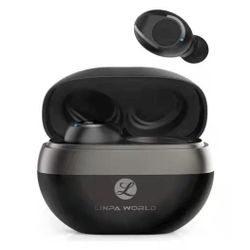 Wireless Earbuds, Upgraded 5.0 Bluetooth Earbuds with 35-40 Hours Playtime Linpa World (X-Large)