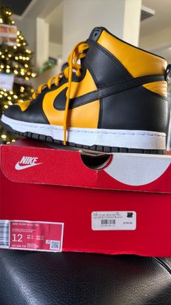 Size 12 Nike Dunk Hi Retro