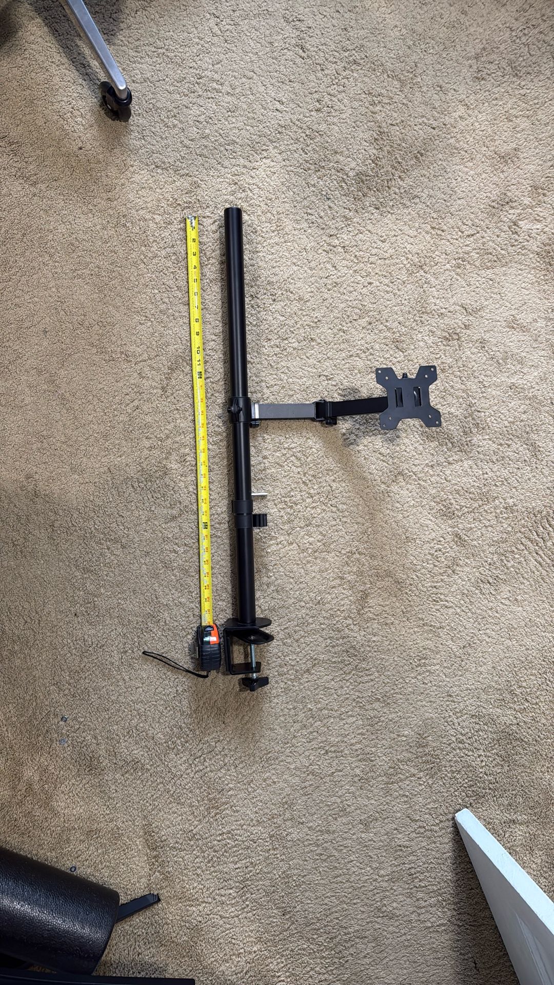 Extended 32” VESA Monitor Mount with Arm and Clamp