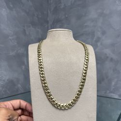 Gold Miami Cuban Link Chain 