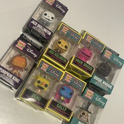 Keychains Nightmare Before Christmas And Beetlejuice 