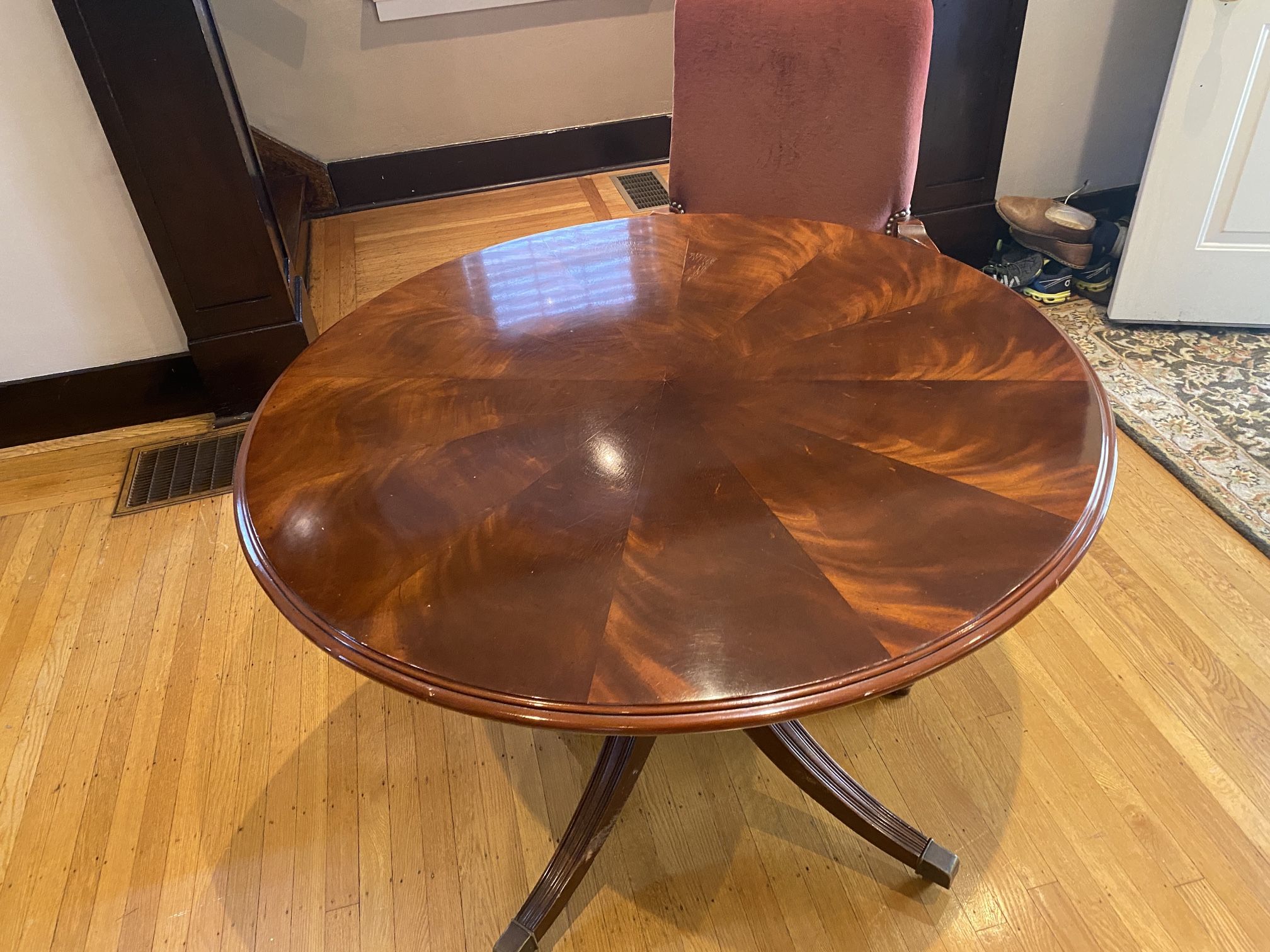 Solid Cherry Table With 4 Chairs