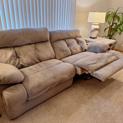 Reclining Couch And Oversized Chair 