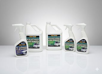 Rv Travel Trailer Rubber Roof Cleaner Awning 