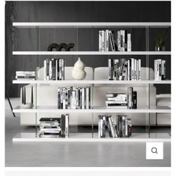 Modern Clean Modloft Bookcase/Wall Unit