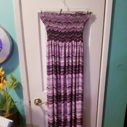 Purple Stripe Maxi Dress..Size Small Womens..Vrand New With Tags
