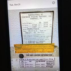 2007 Fleetwood Arcadia Pop up Camper