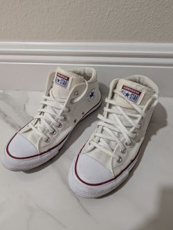 Converse All Star High Top Sneakers White Size 8