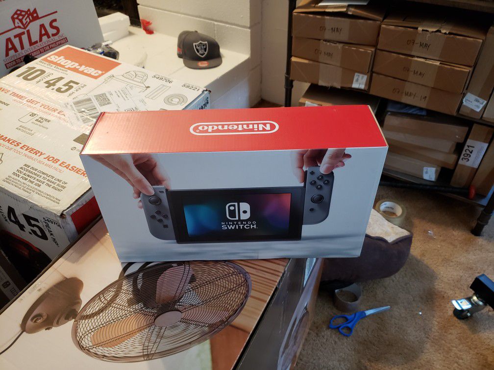 Grey Nintendo switch brand new in the box