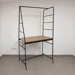 ikea haverud Bar Table eith Metal Storage Ladder 