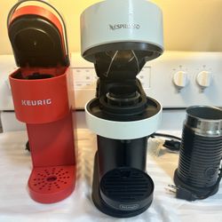Keurig, Nespresso, Frother (No Lid)