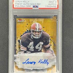 Psa 9 Leroy Kelly auto 40/50