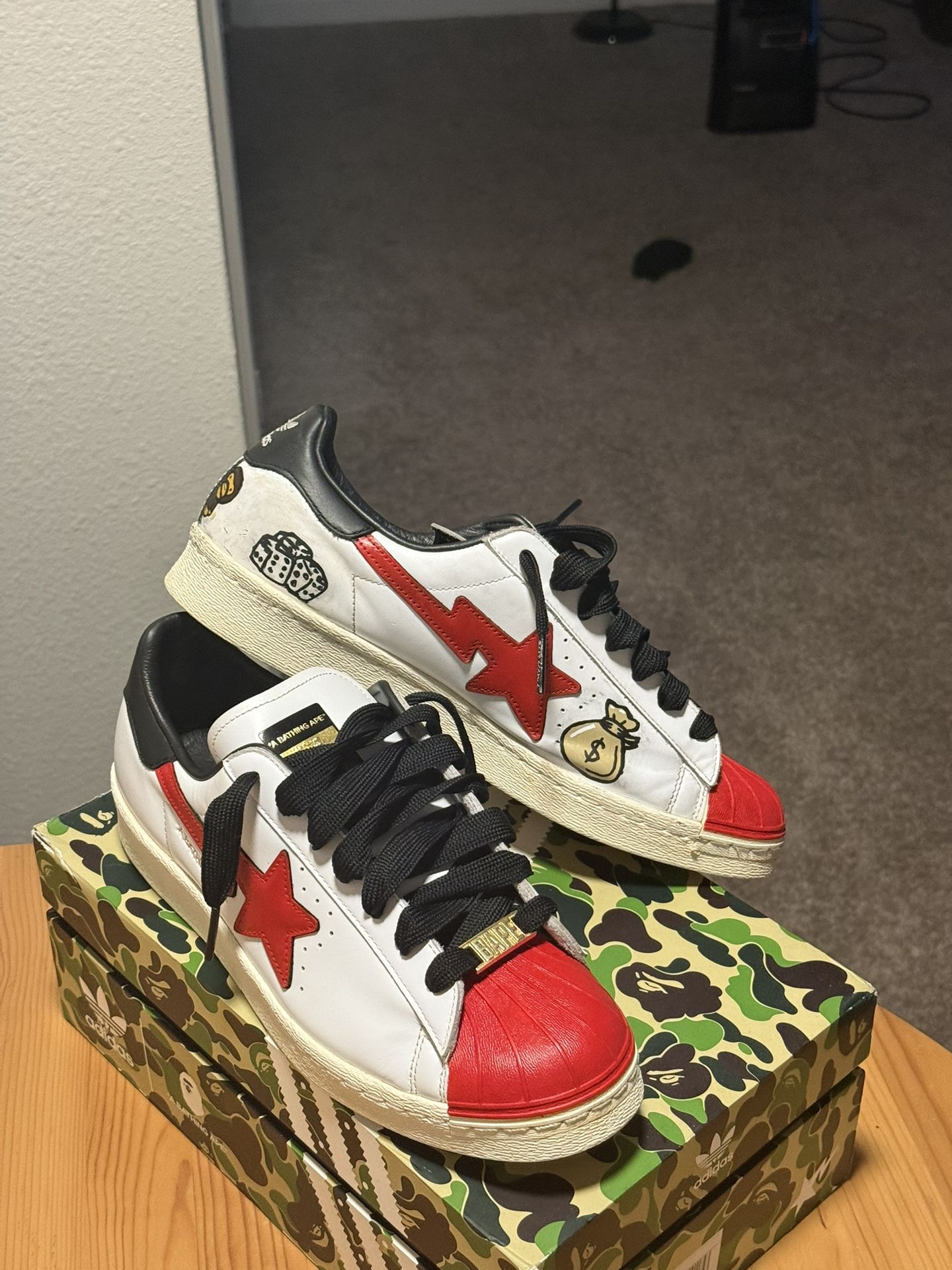 Custom Bape Shell Toes