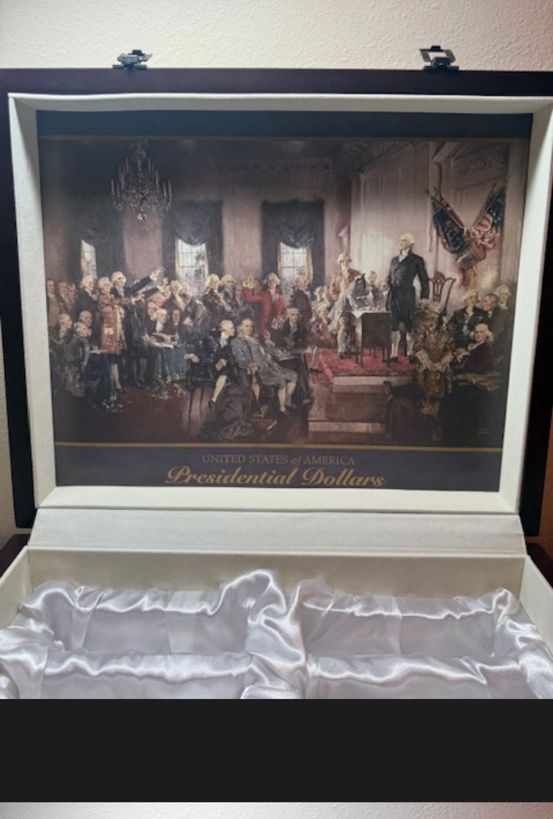 U.S. Mint Presidential $1 Coin Collection Display Box, Box Only