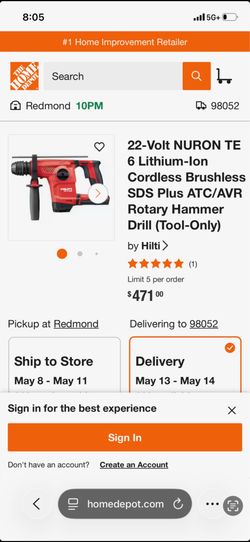 Hilti rotary hammer