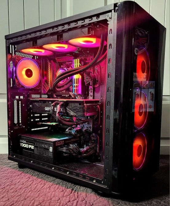 RTX 3080, NEW RYZEN 5800X, 32 GB DDR4 RAM, 2 TB M.2 GEN4, 1000W PLAT. 1440P / 4K GAMING PC