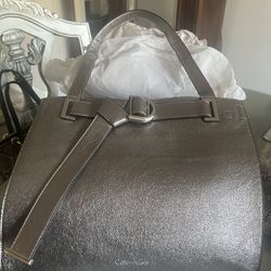 Calvin Klein Silver Tote