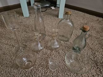 Bundle of Clear Glassware