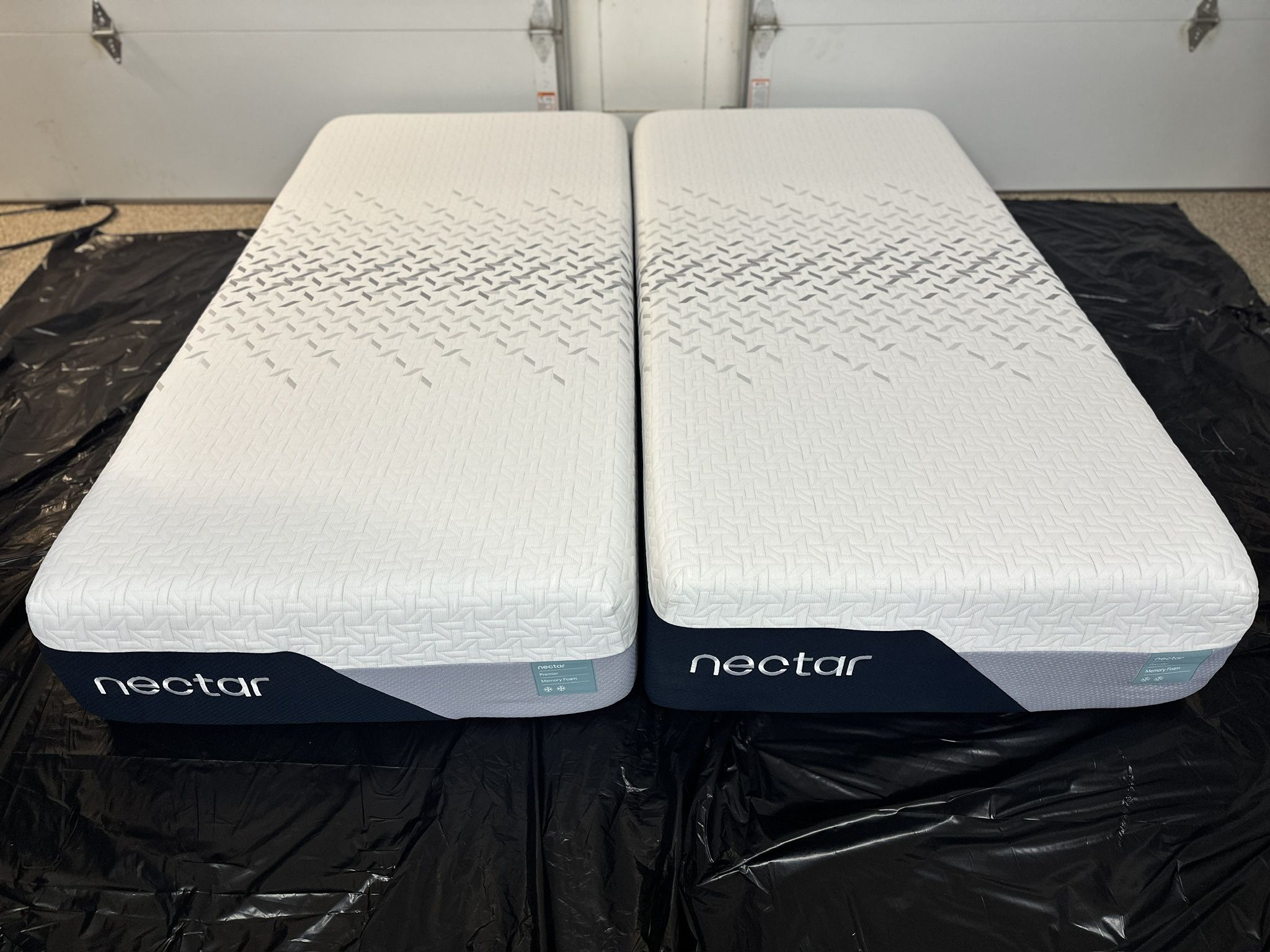 Split King Nectar Premier Memory Foam Mattress