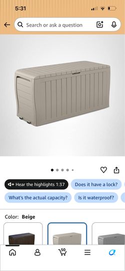 Storage- weathered proof