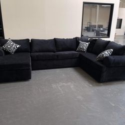 Black Sectional 