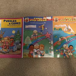 Vintage Puzzles & Games and Camp Step Ahead Workbooks